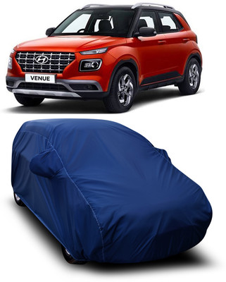 SXAWG Car Cover For Hyundai Venue (With Mirror Pockets)(Blue)