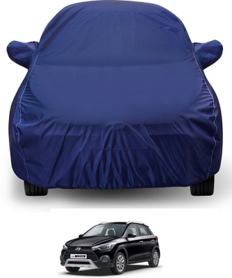 Auto Hub Car Cover For Hyundai i20 Active (With Mirror Pockets)(Blue)