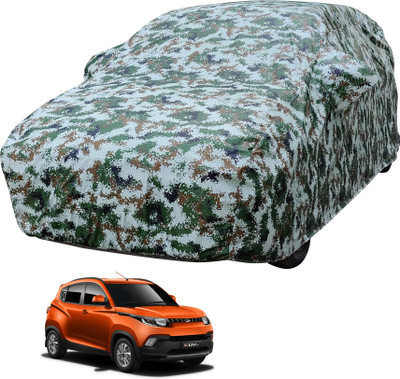 Auto Hub Car Cover For Mahindra KUV100 (With Mirror Pockets)(Multicolor)