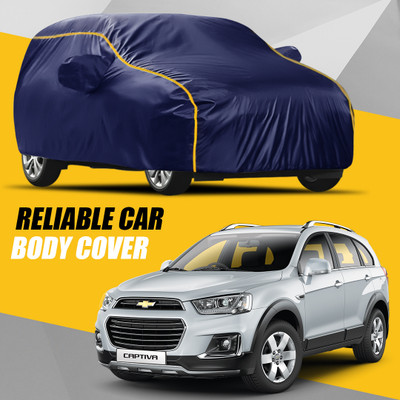 AXLOZ Car Cover For Chevrolet Captiva (With Mirror Pockets)(Multicolor)