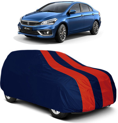MoTRoX Car Cover For Maruti Suzuki Ciaz (Without Mirror Pockets)(Red, Blue)