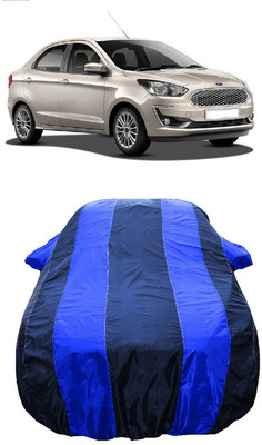 Wegather Car Cover For Ford Figo Aspire 1.2 Ti-VCT Titanium Plus (With Mirror Pockets)(Blue)