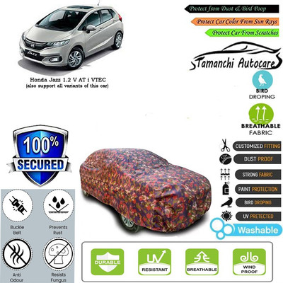 Tamanchi Autocare Car Cover For Honda Jazz 1.2 V AT i VTEC(Multicolor)