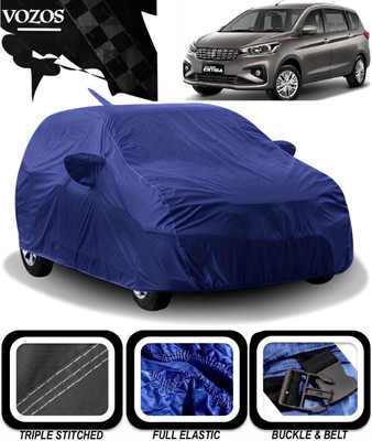 VOZOS Car Cover For Maruti Suzuki Ertiga (With Mirror Pockets)(Blue)