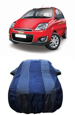 Wegather Car Cover For Chevrolet Spark (With Mirror Pockets)(Grey)