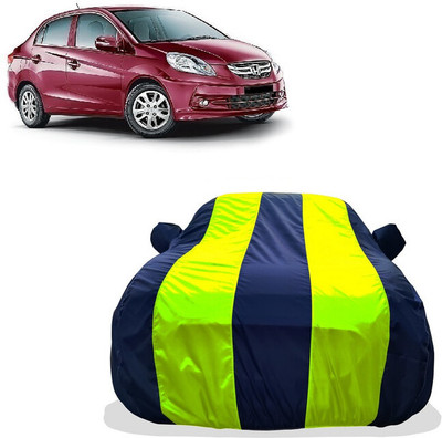 Tricway Car Cover For Honda Amaze VX i-VTEC (With Mirror Pockets)(Yellow)