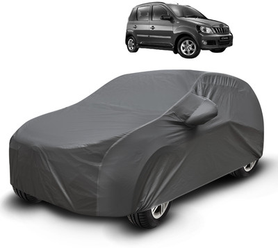Auto Hub Car Cover For Mahindra Quanto (With Mirror Pockets)(Grey)