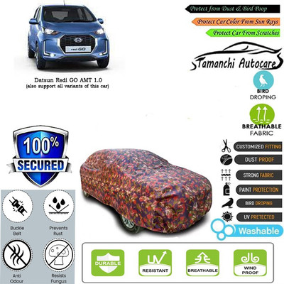 Tamanchi Autocare Car Cover For Datsun Redi GO AMT 1.0(Multicolor)