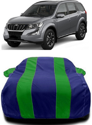 Autoprime Car Cover For Mahindra XUV500 W3 Diesel (With Mirror Pockets)(Green, Blue)