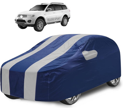 Caronix Car Cover For Mitsubishi Pajero Sport (With Mirror Pockets)(Silver)