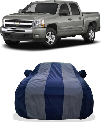 Tricway Car Cover For Chevrolet Silverado 5.7L (With Mirror Pockets)(Multicolor)