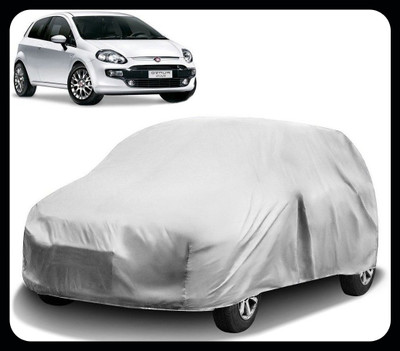 QLAX Car Cover For Maruti Punto (Without Mirror Pockets)(Silver)