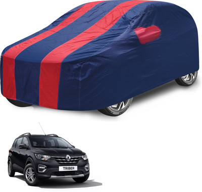Caronix Car Cover For Renault Triber (With Mirror Pockets)(Red)