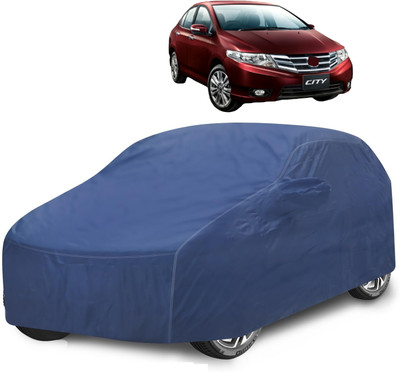 Caronix Car Cover For Honda City (With Mirror Pockets)(Blue)