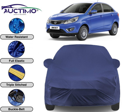 AUCTIMO Car Cover For Tata Zest (With Mirror Pockets)(Multicolor)