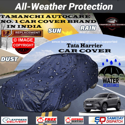 Tamanchi Autocare Car Cover For Tata Harrier(Blue)