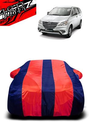 J S R Car Cover For Toyota Innova 2.0L (With Mirror Pockets)(Red, Blue)