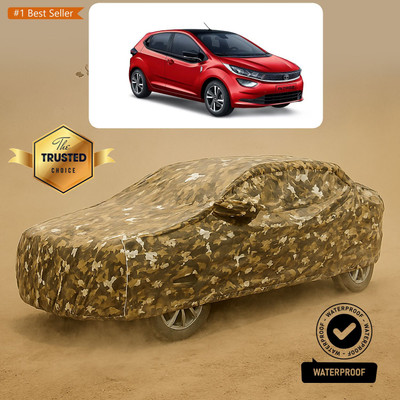 PAGORA Car Cover For Tata Altroz XE Diesel (With Mirror Pockets)(Yellow)
