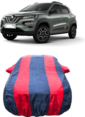 Wegather Car Cover For Renault Kwid EV (With Mirror Pockets)(Red)