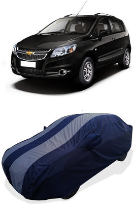 Coxtor Car Cover For Chevrolet Sail Hatchback (With Mirror Pockets)(Grey)