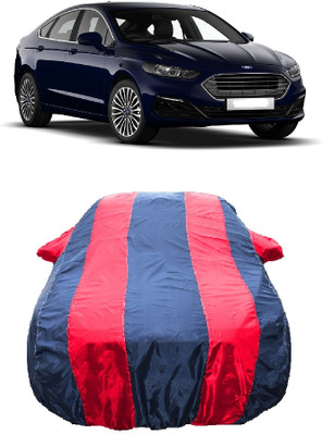 Wegather Car Cover For Ford Mondeo 2.0L TDCi 115 PSI4 DW10 (With Mirror Pockets)(Red)