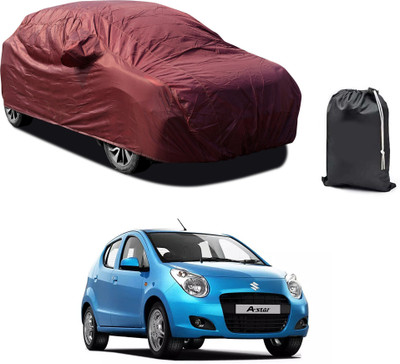 PAGORA Car Cover For Maruti Suzuki Alto 800 (With Mirror Pockets)(Maroon)