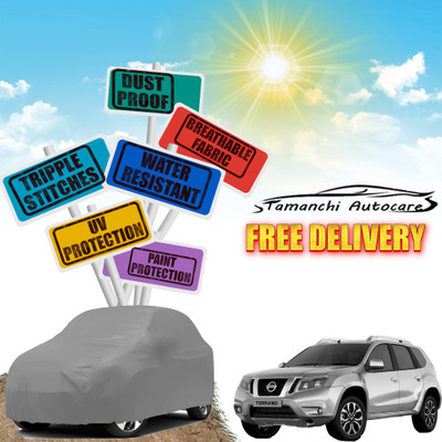 Tamanchi Autocare Car Cover For Nissan Terrano(Grey)