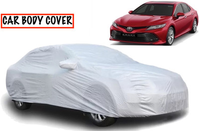 AXLOZ Car Cover For Toyota Camry (With Mirror Pockets)(Silver)
