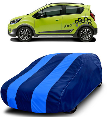 MoTRoX Car Cover For Chevrolet Beat (Without Mirror Pockets)(Blue, Blue)