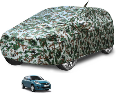 Caronix Car Cover For Maruti Swift Dzire (With Mirror Pockets)(Multicolor)