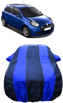 Wegather Car Cover For Renault Pulse RxL ABS (With Mirror Pockets)(Blue)