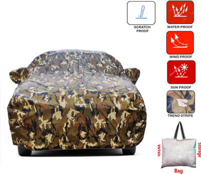 AUTOCAD Car Cover For Maruti Suzuki Alto 800 (With Mirror Pockets)(Silver)