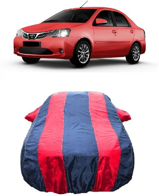 Wegather Car Cover For Toyota Etios GD(Red)
