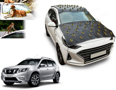 AUTO PEARL Car Cover For Nissan Terrano (Without Mirror Pockets)(Black)