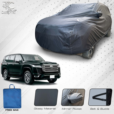 Carigiri Car Cover For Toyota Land Cruiser, Land Cruiser VX, Land Cruiser 200 V8 (With Mirror Pockets)(Grey)