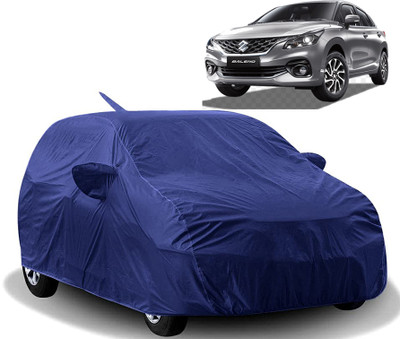 octavic Car Cover For Maruti Suzuki Baleno (With Mirror Pockets)(Blue)