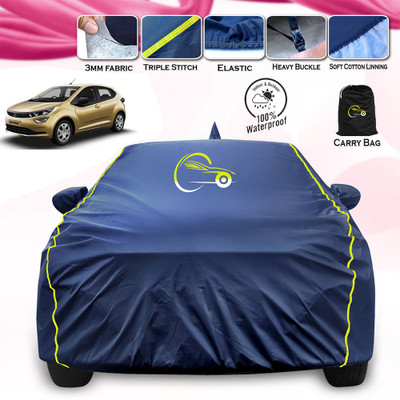 APNEK Car Cover For Tata Altroz, Altroz EV, ALTROZ RACER, Altroz XE Diesel, Altroz XE Petrol, Altroz XM Diesel, Altroz XM Petrol (With Mirror Pockets)(Blue)