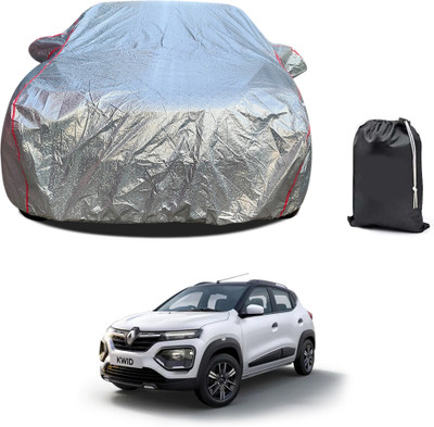 PAGORA Car Cover For Renault Kwid (With Mirror Pockets)(Silver, For 2019, 2020, 2021, 2022, 2023 Models)