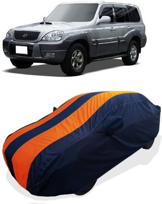 Coxtor Car Cover For Hyundai Terracan (With Mirror Pockets)(Orange)