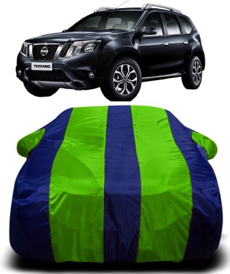 MAVENS Car Cover For Nissan Terrano (With Mirror Pockets)(Multicolor)