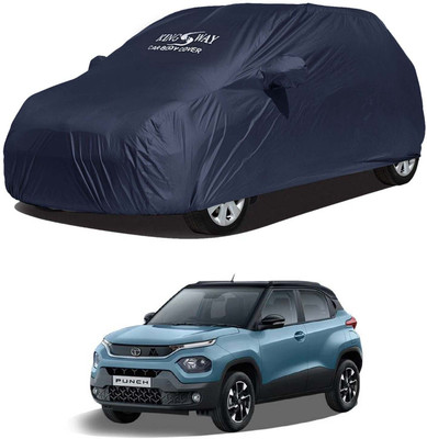 Kingsway Car Cover For Tata Punch (With Mirror Pockets)(Grey, For 2021, 2022, 2023, 2024 Models)