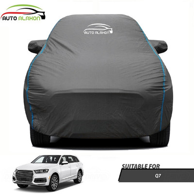 AUTO ALAXON Car Cover For Audi Q7 (With Mirror Pockets)(Black)