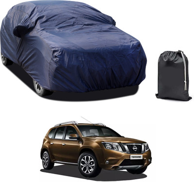 PAGORA Car Cover For Nissan Terrano (With Mirror Pockets)(Blue)