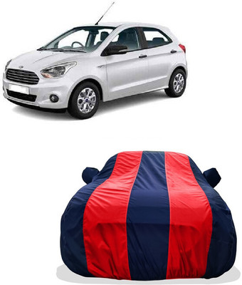 Tricway Car Cover For Ford Figo 1.2P Titanium Plus MT (With Mirror Pockets)(Red)