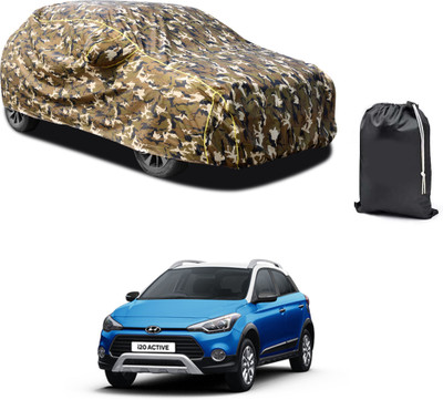 PAGORA Car Cover For Hyundai i20 Active (With Mirror Pockets)(Yellow, For 2019, 2020, 2021, 2022, 2023 Models)