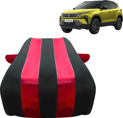vyas Car Cover For Tata Harrier (With Mirror Pockets)(Red, Black, For 2019, 2020, 2021, 2022, 2023, 2024 Models)