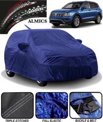 ALMICS Car Cover For Volkswagen Tiguan (With Mirror Pockets)(Blue)