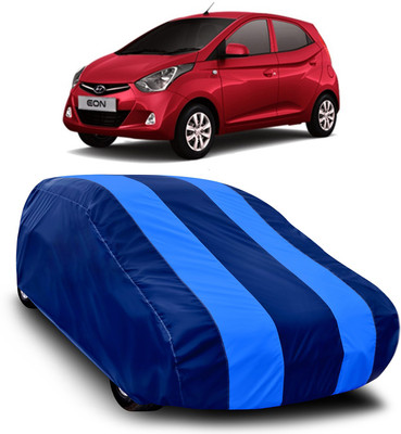 MoTRoX Car Cover For Hyundai Eon (Without Mirror Pockets)(Blue, Blue)