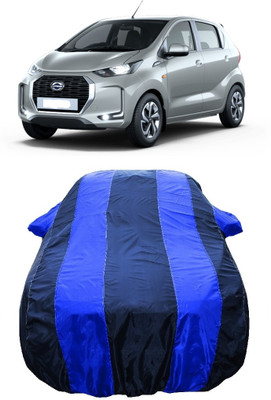 Wegather Car Cover For Datsun Redi-Go D Petrol (With Mirror Pockets)(Blue)