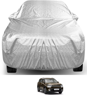 Auto Hub Car Cover For Kia Carens (With Mirror Pockets)(Multicolor)